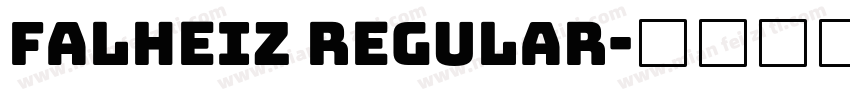 Falheiz Regular字体转换